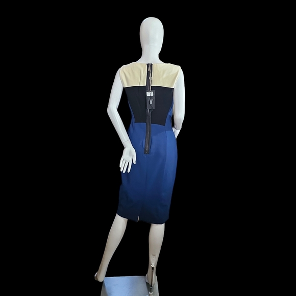 Clips Wanda Mode Italy Color Block Dress, Size 44/8 US NWT - Picture 6 of 10